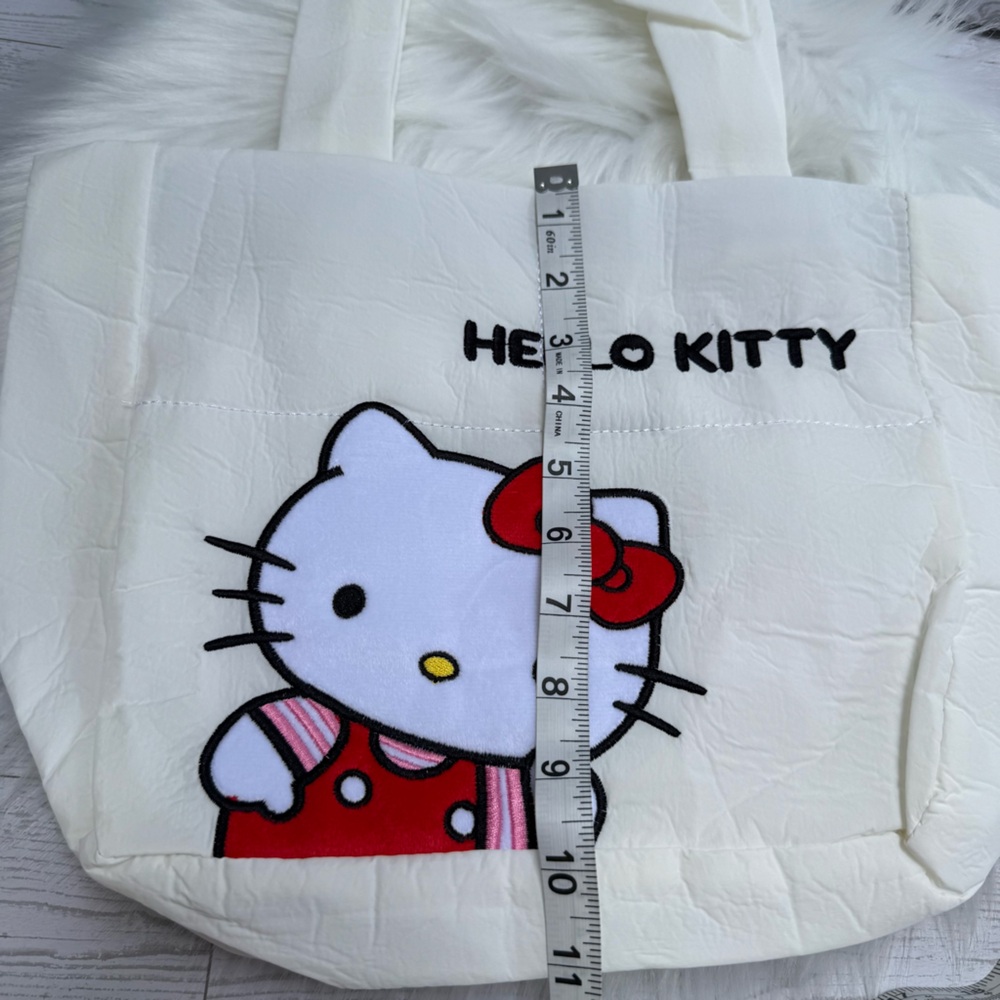 Hello Kitty White Padded Tote Handbag - Picture 4 of 6